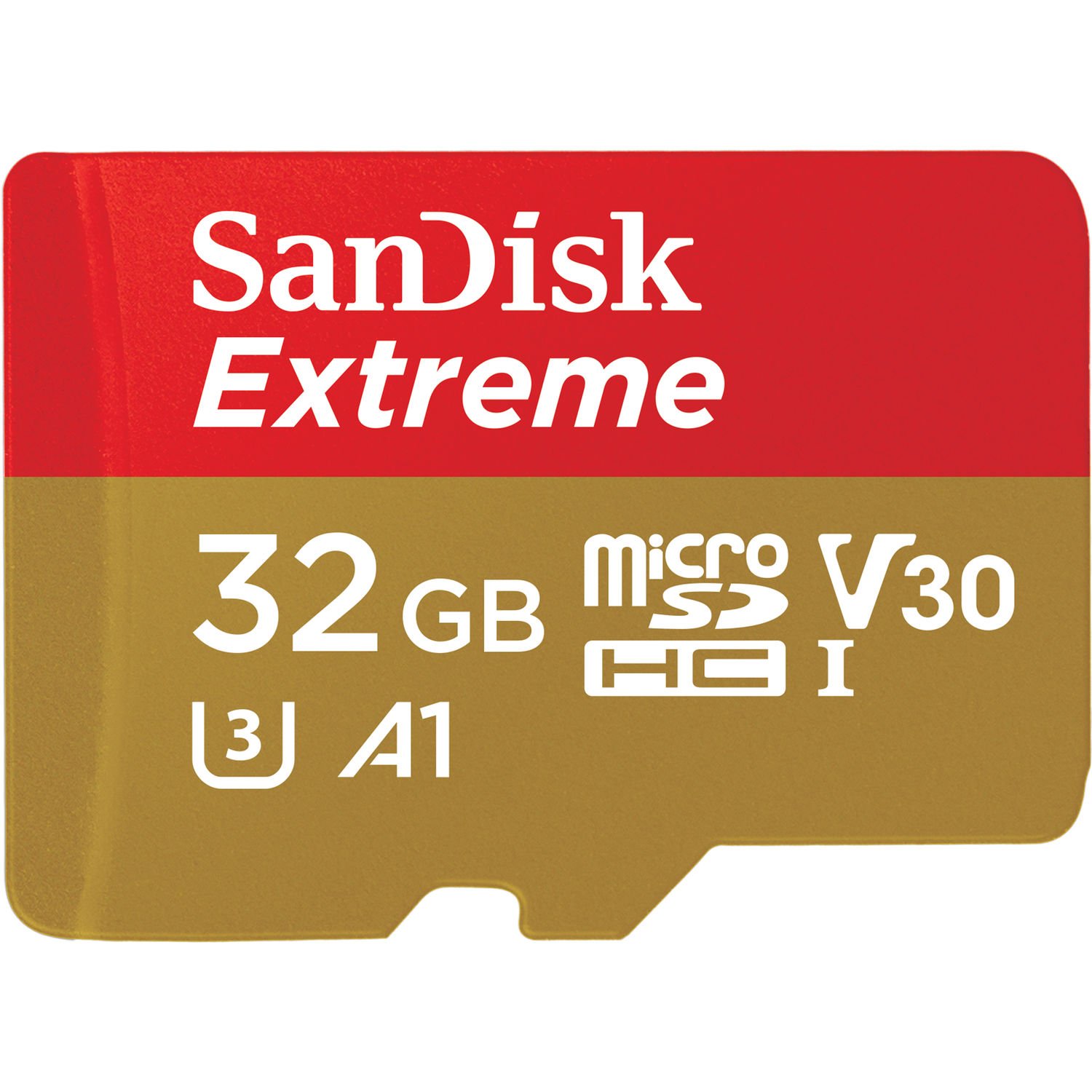 Card de memorie Sandisk microSDHC Extreme, SDSQXAF-032G-GN6MA, 32GB, Clasa 10, 100MB/s, cu adaptor