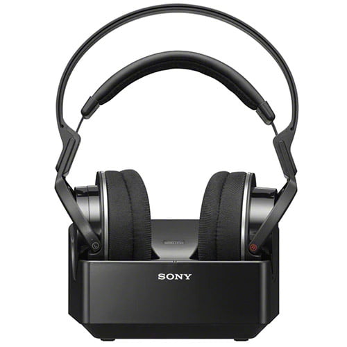 Casti audio Over-Ear Sony MDR-RF855RK, Wireless, Statie de incarcare, Black