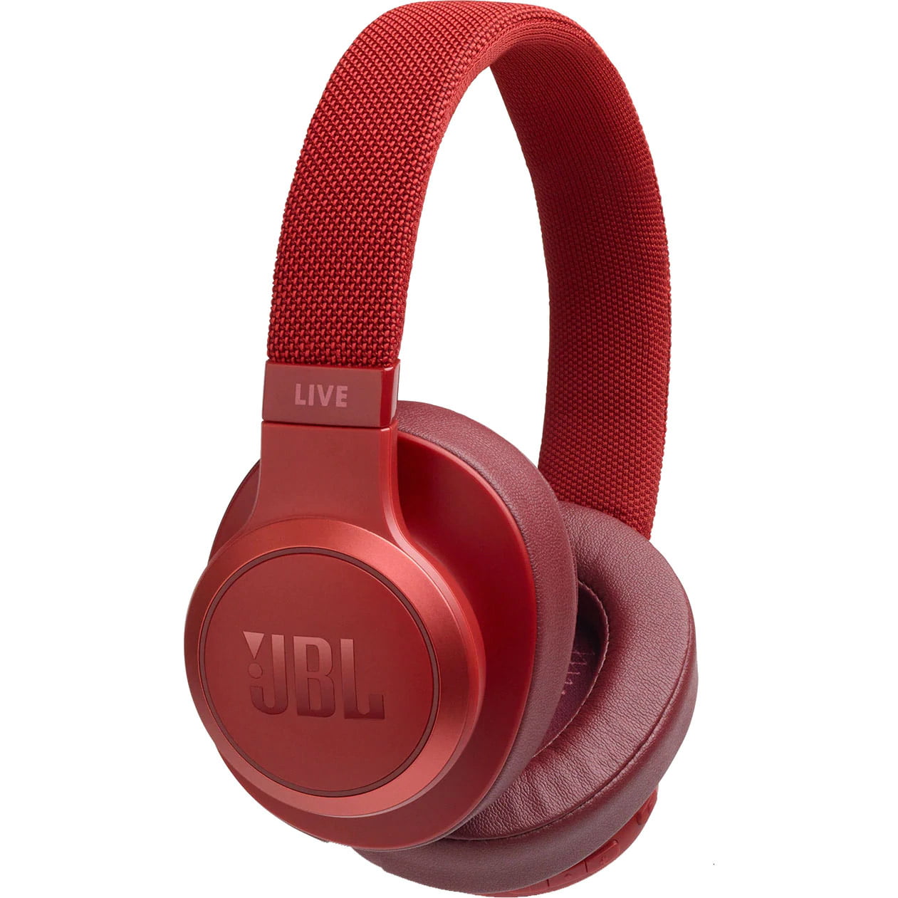 Casti audio Over-Ear JBL Live 500, Ambient Aware, TalkThru, Red