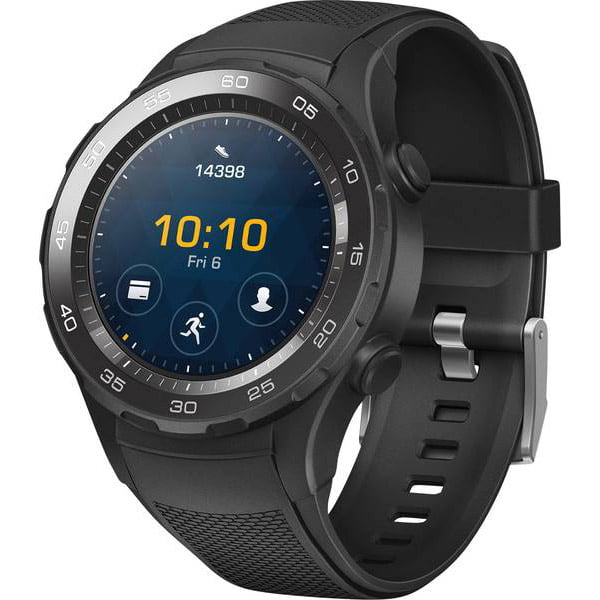 Ceas Smartwatch Huawei Watch 2, GPS, HR, Carbon Black Sport