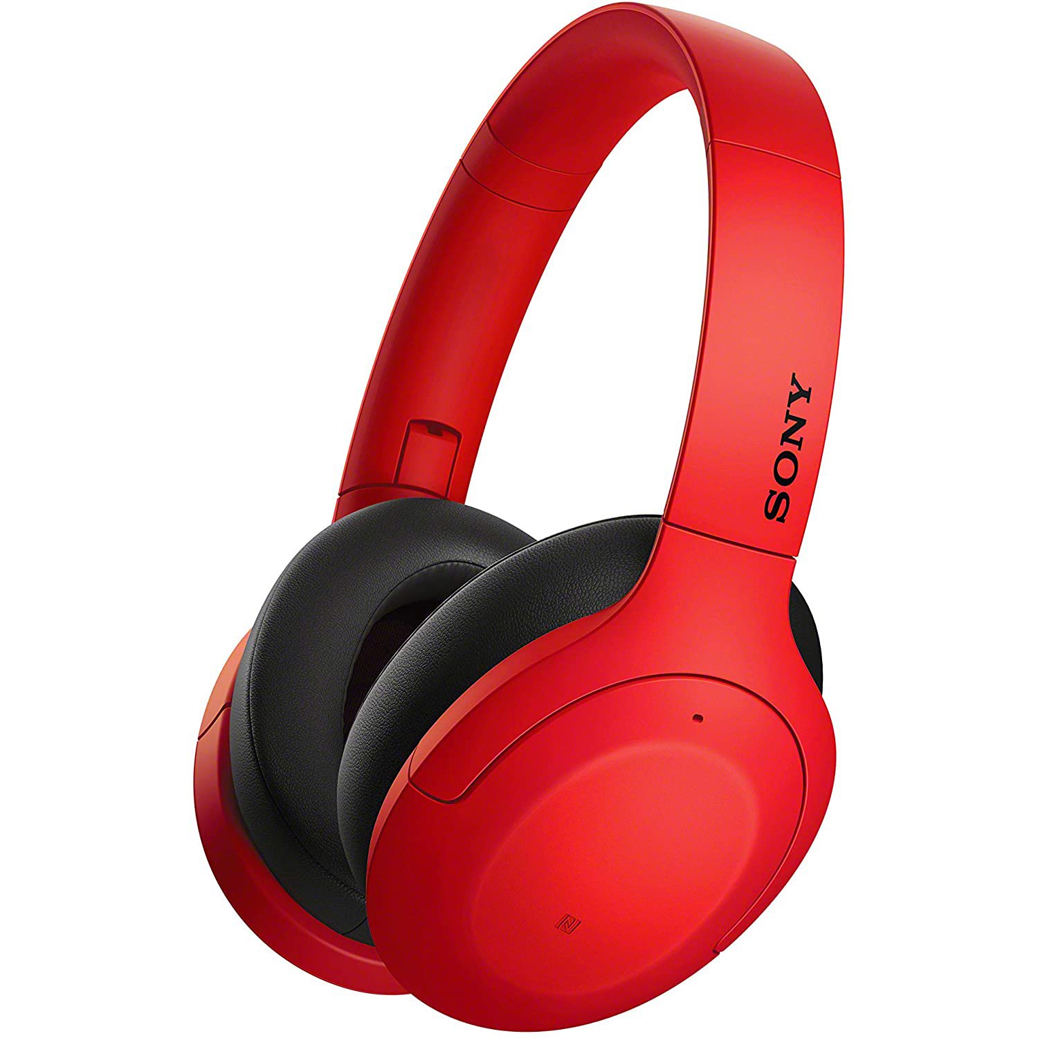 Casti audio Over-Ear Sony WHH910NR, Bluetooth, Microfon, Noise Cancelling, Red