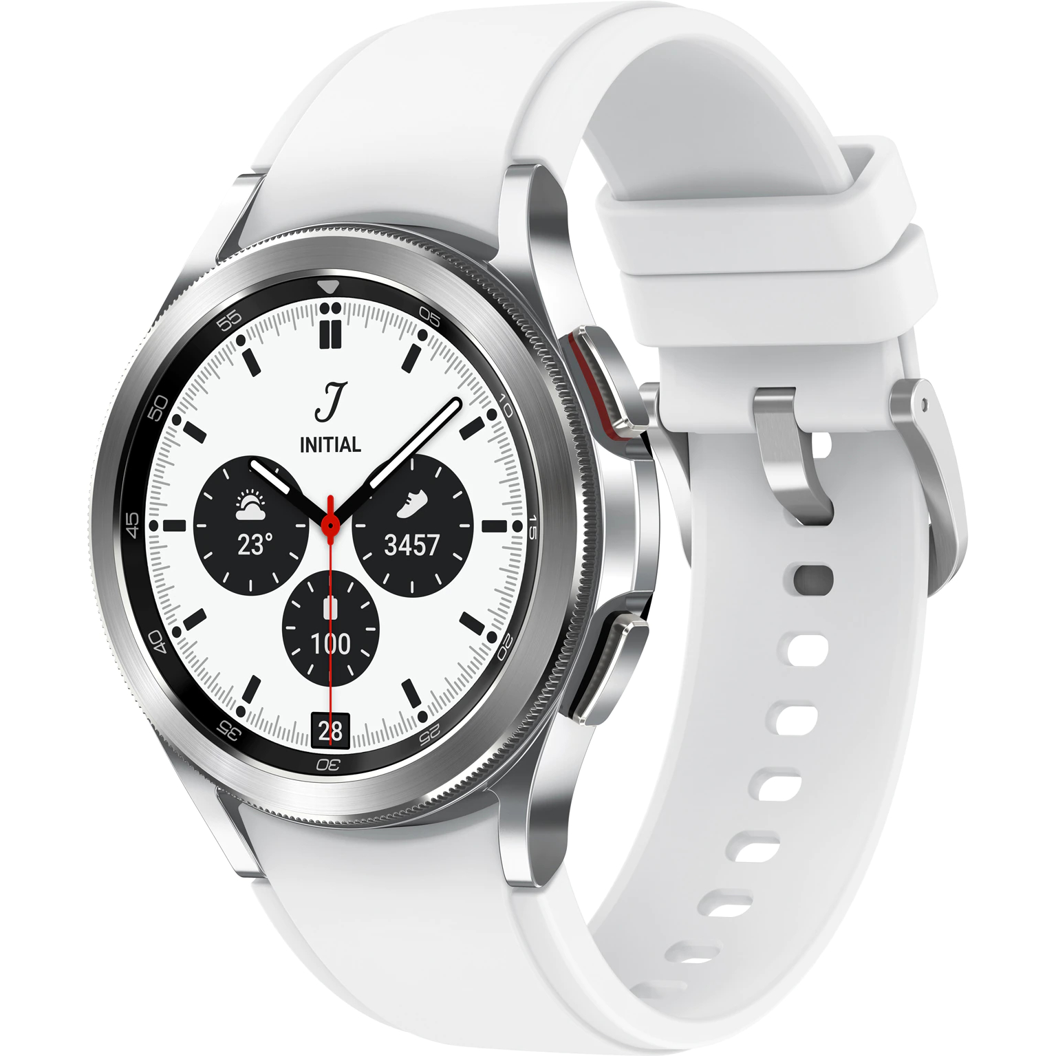 Ceas Smartwatch Samsung Galaxy Watch4 Classic, R880, 42mm, Bluetooth, Silver