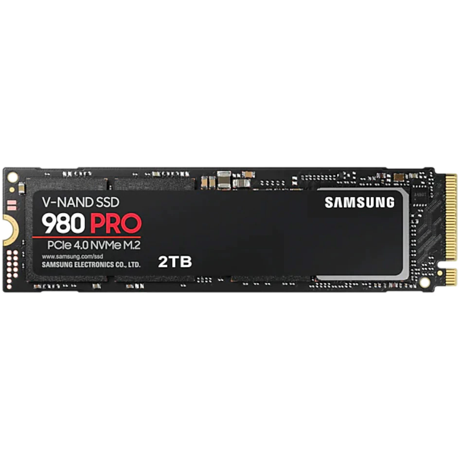 Solid-State Drive (SSD) Samsung 980 PRO, MZ-V8P2T0BW, NVMe, M.2, 2TB, Black