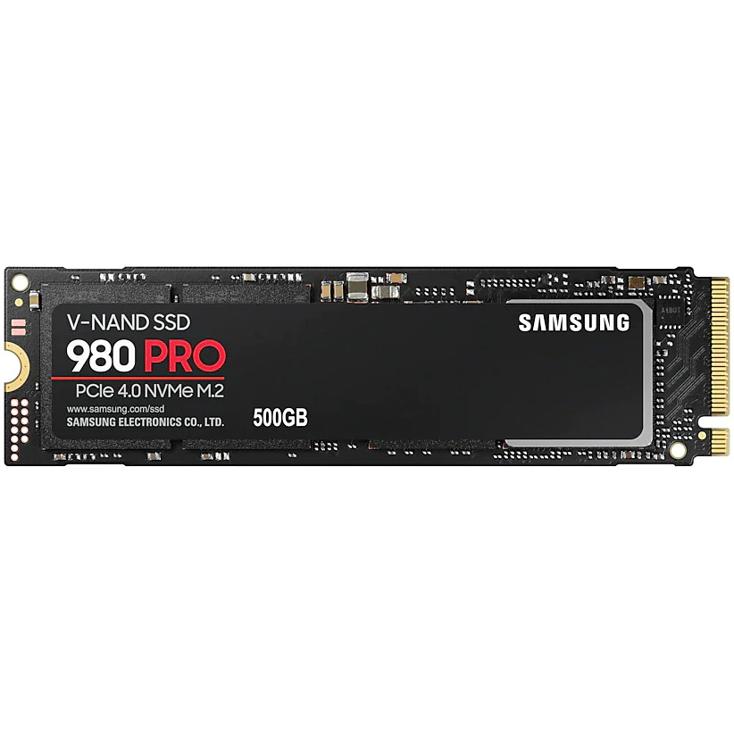 Solid-State Drive (SSD) Samsung 980 PRO, MZ-V8P500BW, NVMe, M.2, 500GB, Black