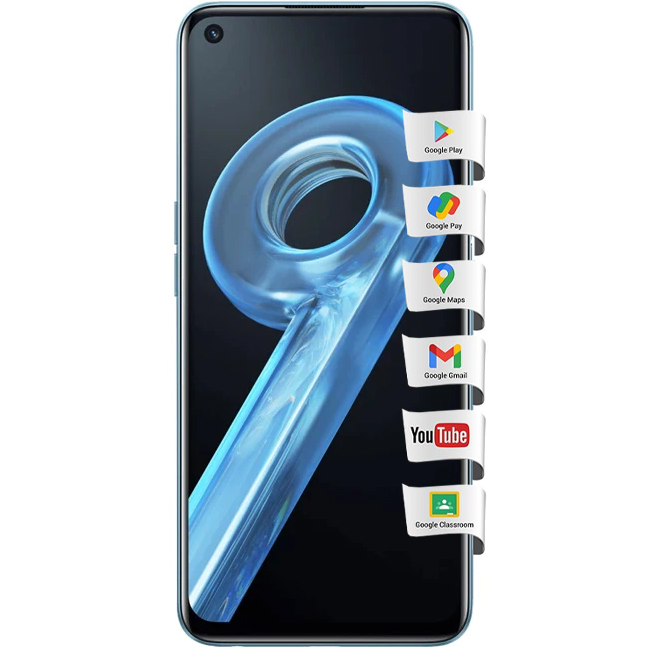 Telefon mobil Realme 9i, Dual SIM, 128GB, 6GB RAM, 4G, Blue